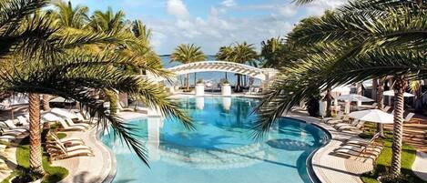 Una piscina climatizada