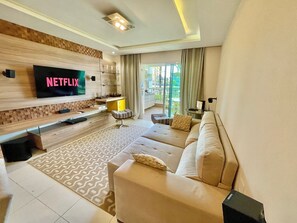 Luxury Apartment | Living area - Golf Ville Resort (Aquiraz)