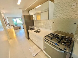 Apartamento de diseño | Cocina privada | Frigorífico, microondas, horno y licuadora