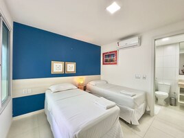 Apartamento premium | Banheiro | Secador de cabelo 