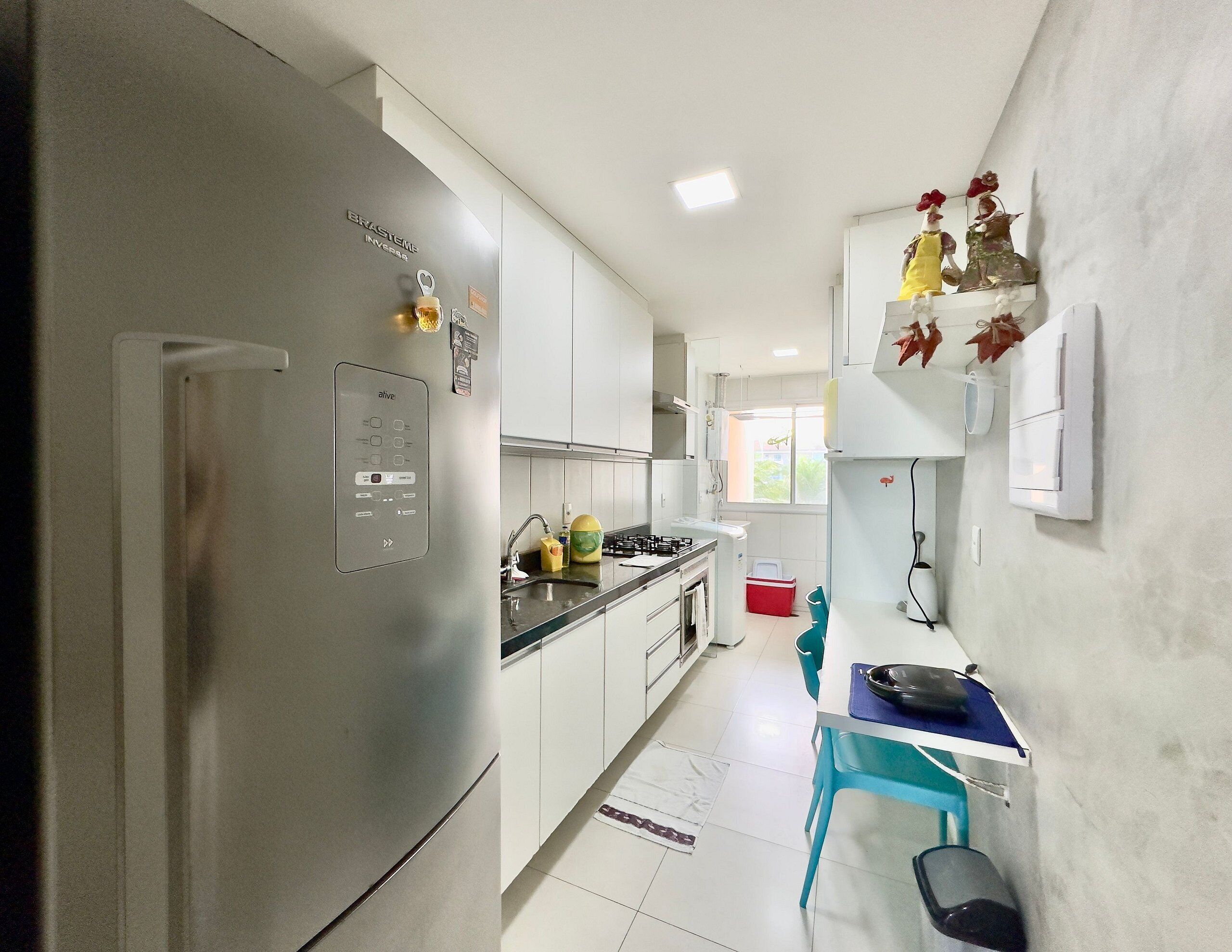 Departamento Premium | Cocina privada | Refrigerador, microondas, horno y licuadora 