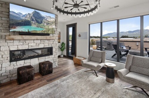 Whitefish Montana Penthouse with views of Whitefish Mountain Resort