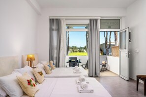 1 makuuhuone, silitysrauta/-lauta, vauvan matkasänky, ilmainen Wi-Fi