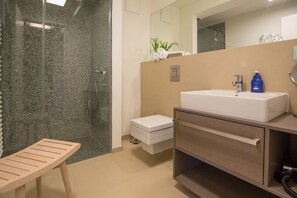Shower, hair dryer - Dünenresidenz Prora (Binz)
