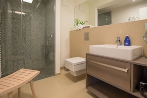 Shower, hair dryer