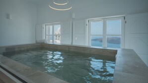 Honeymoon Suite with Indoor Plunge Pool and Caldera View