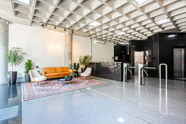 Lobby - WI-FI 150mb | Balcony with SEA View #CA50 (Florianópolis)