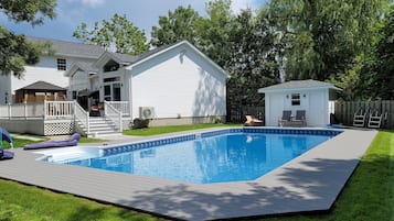 Udendørs pool, opvarmet pool