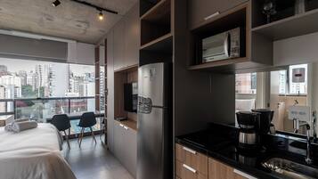 Estúdio standard, 1 quarto (470428 ) | Cozinha privada | Frigobar, cooktop, máquina de café expresso