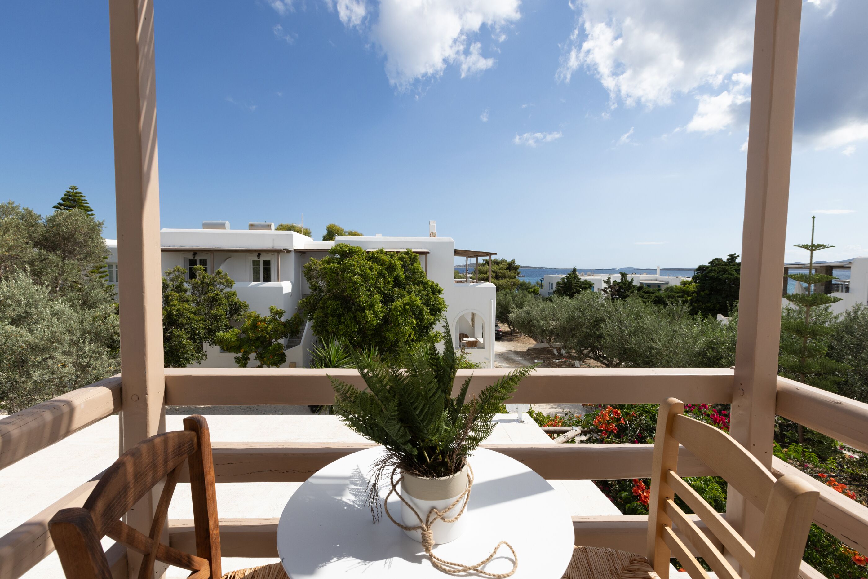 Standard Double Room, 1 Bedroom, Partial Sea View | Balcony