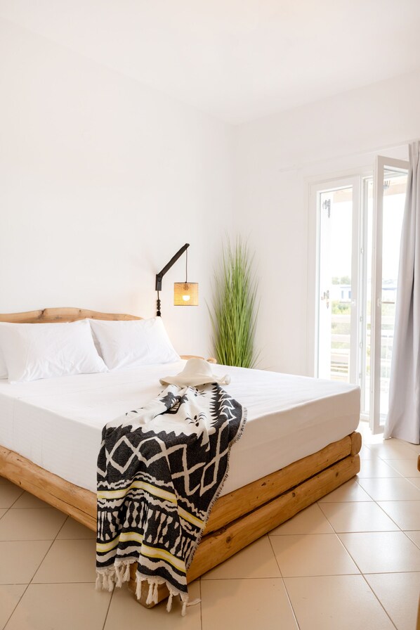 Standard Double Room, 1 Bedroom, Hill View | Soundproofing, free WiFi, bed sheets - ACOYA RESIDENCES (Paros)