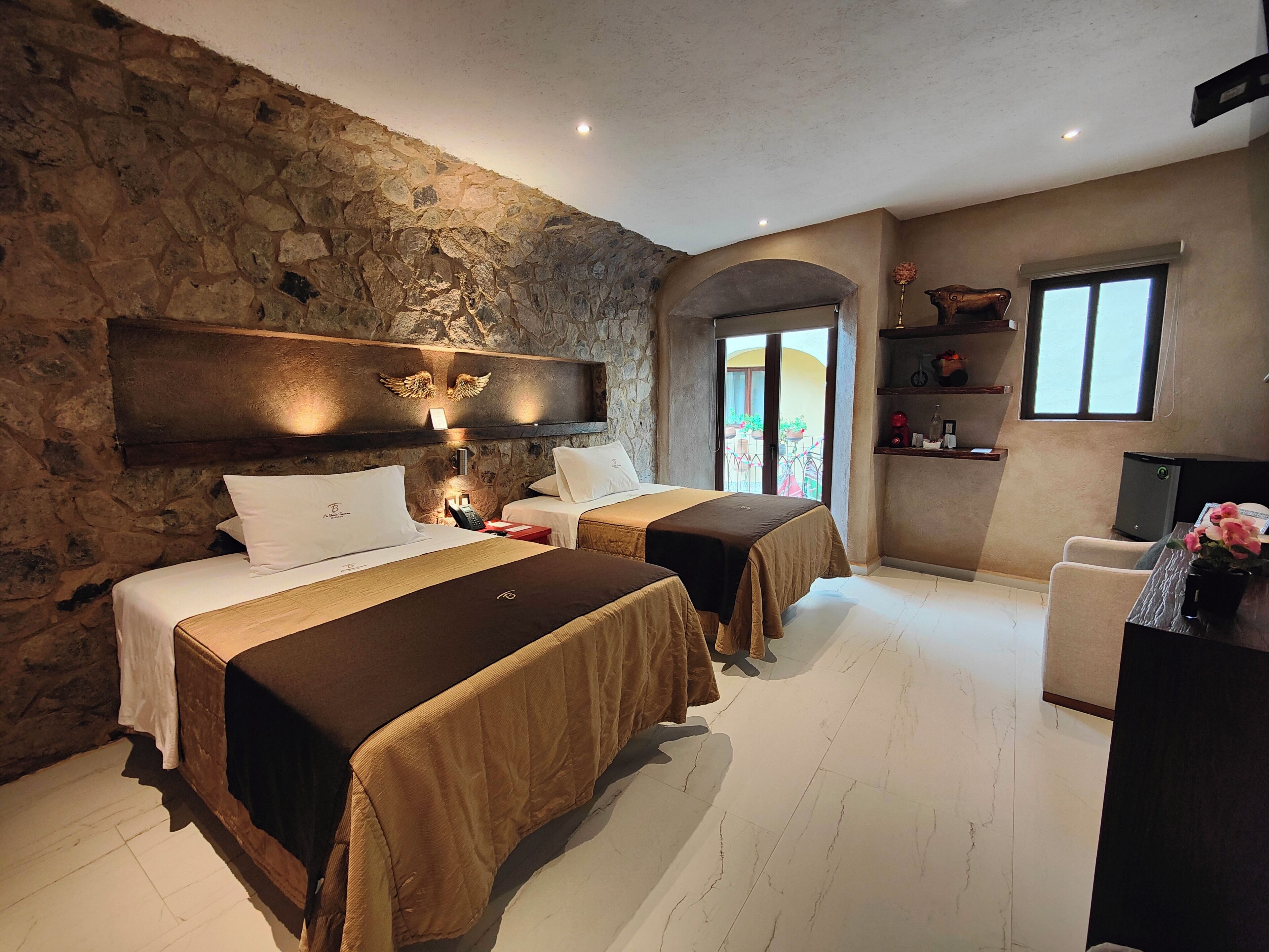 Comfort Double Room, 2 Queen Beds, Balcony, Resort View | Individually decorated, individually furnished, blackout curtains