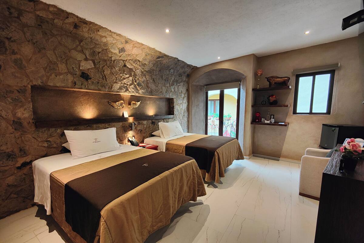 Comfort Double Room, 2 Double Beds, Balcony, Resort View