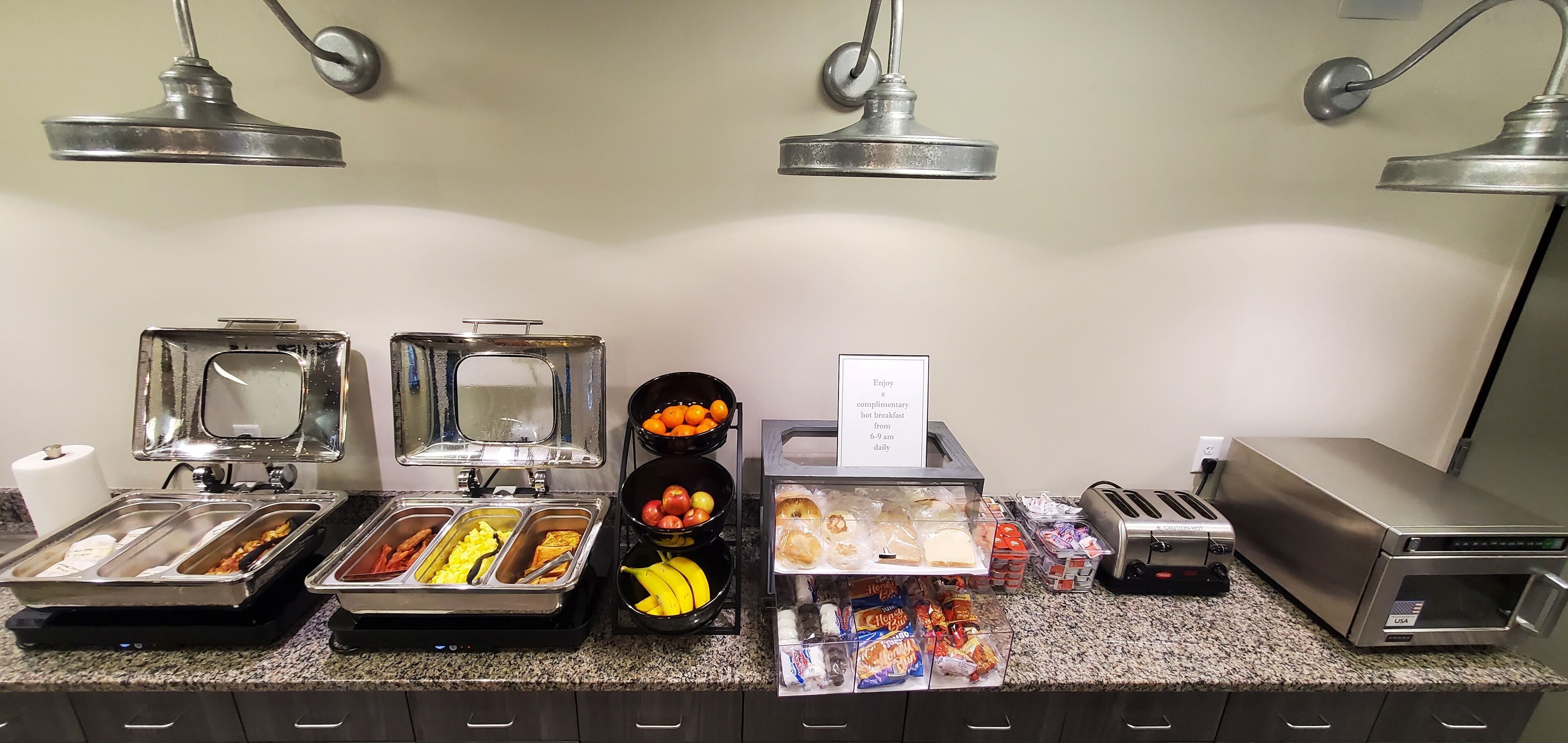 Tägliches inbegriffenes Frühstücksbuffet