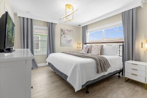 5 bedrooms, iron/ironing board, travel cot, WiFi