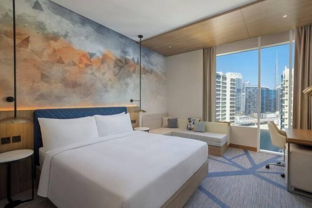 Minibar, in-room safe, desk, blackout curtains