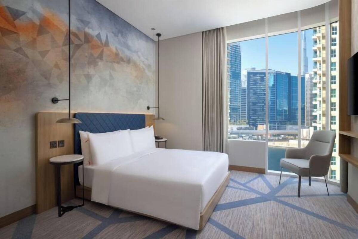 Minibar, in-room safe, desk, blackout curtains