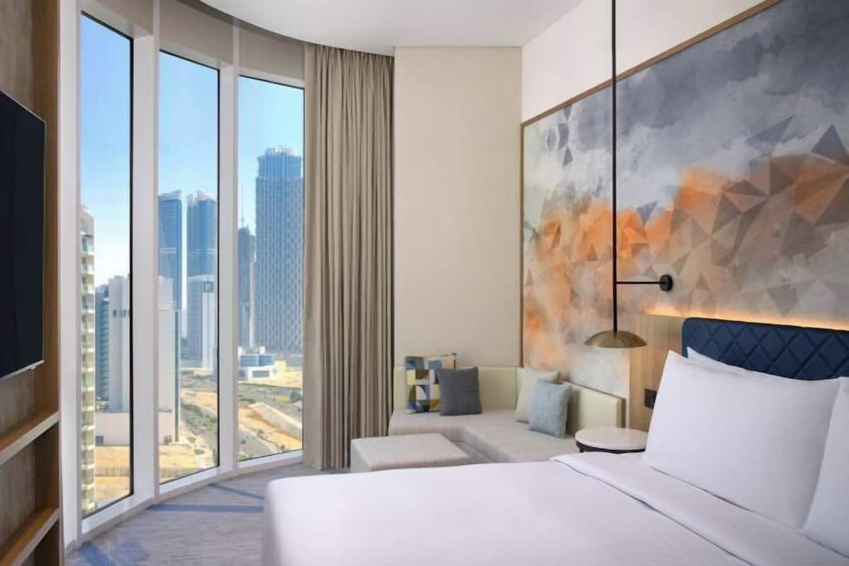 Minibar, in-room safe, desk, blackout curtains