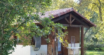 1- Cabañas familiar en el corazón de las landas girondinas