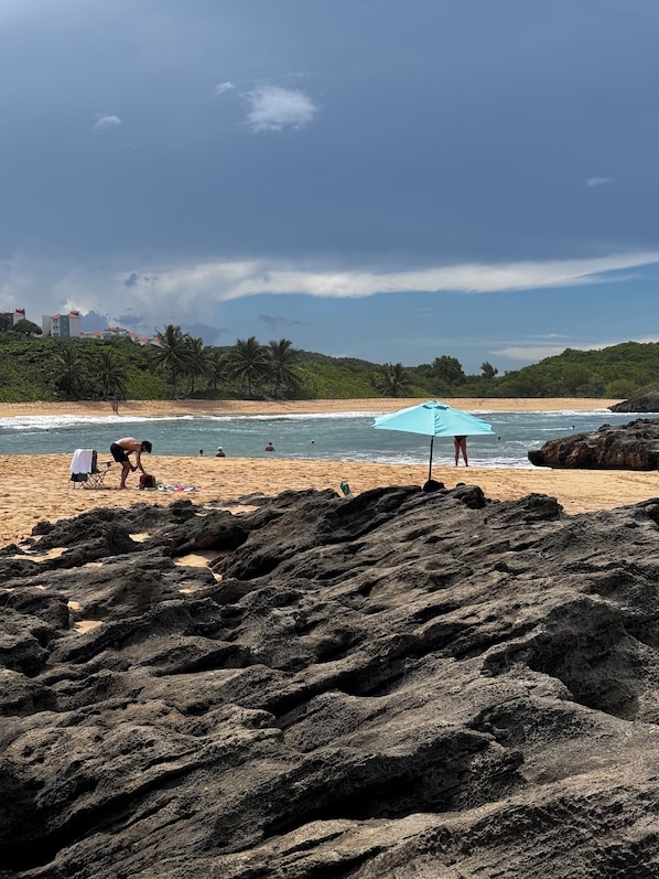 Camastros y toallas de playa 
