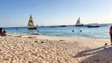 Beach nearby, white sand