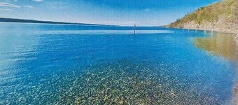 Vintage Camper Overlooking Seneca Lake