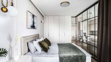 1 chambre, bureau, fer et planche Ă repasser, Wi-Fi gratuit