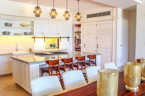 Private kitchen - Therasia Luxury Beachfront Retreat (Dzemul)