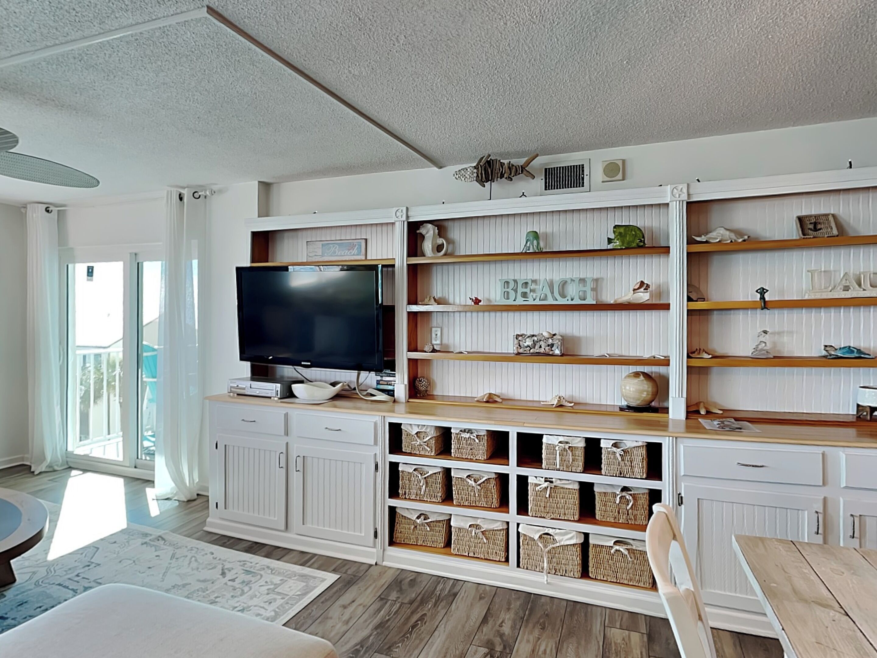 Condo, Multiple Beds, Balcony, Ocean View (#424 - No Pets) | Living area | Flat-screen TV