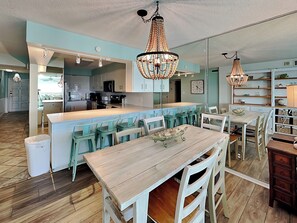Condo, Multiple Beds, Balcony, Ocean View (#424 - No Pets) | Dining - Regency Towers by Resort Collection (Panama City Beach)