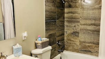 Towels, soap, toilet paper