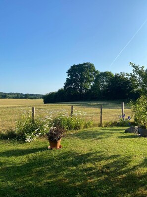 Property grounds - Cozy farmhouse situated on hill, with beautiful view of nature (Schönwalde am Bungsberg)