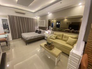 1 室のベッドルーム、アイロン / アイロン台、WiFi、ベッドシーツ