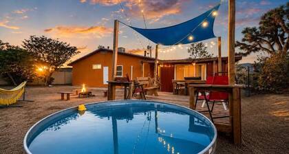 Your Desert Reset • Cowboy Pool • Fire Pit • Art • Stargazing 8 Mins to JTNP!