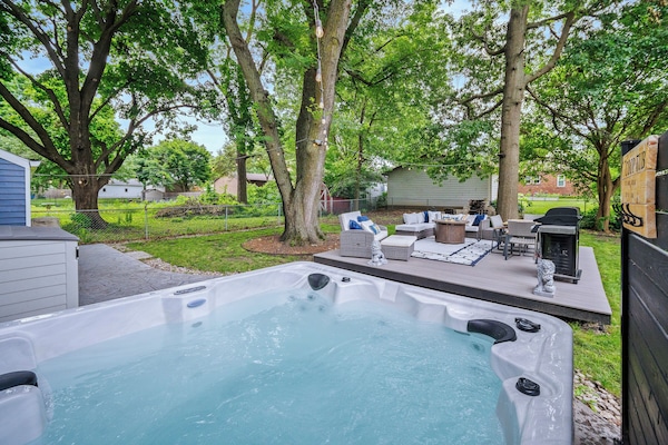 Bain à remous extérieur