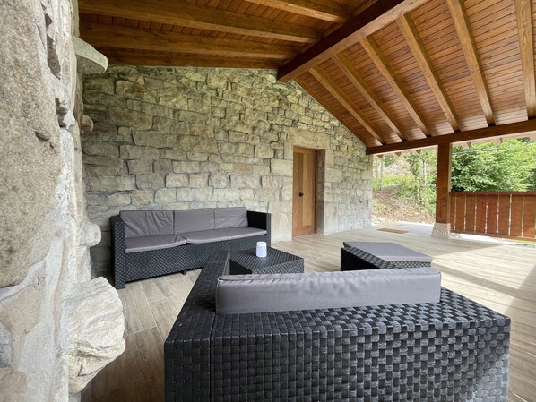 Terrace/patio - Cabaña Vega de Pas. Ideal Para Familias y Amantes del Senderismo (vega de pas)