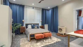 2 chambres, fer et planche à repasser, Wi-Fi, draps fournis