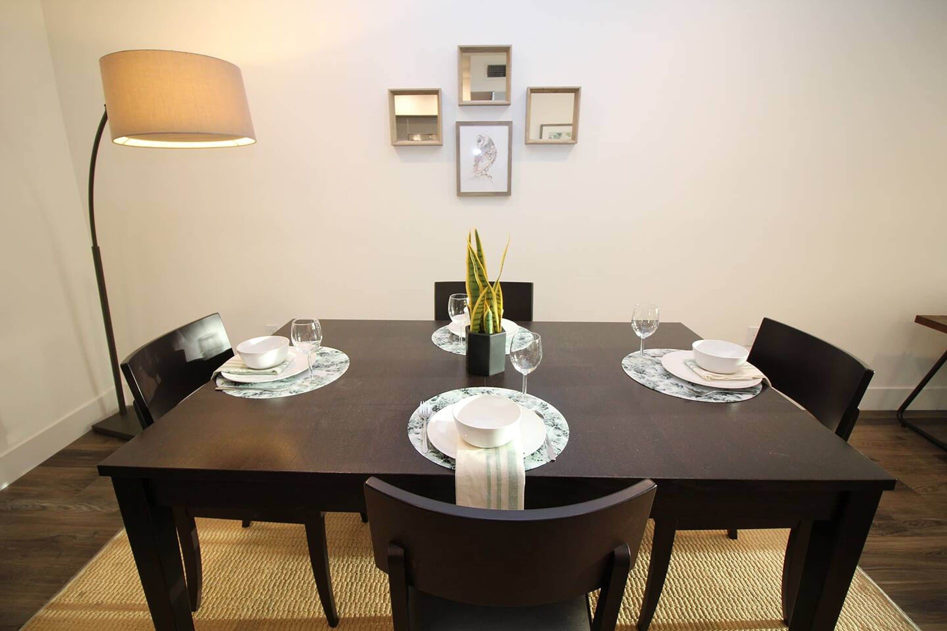 Two-Bedroom Suite with Balcony | Dining room
