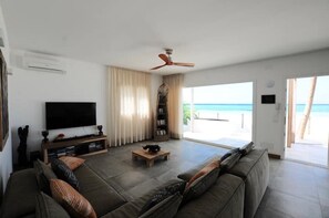 Smart TV, video games, DVD player, video library