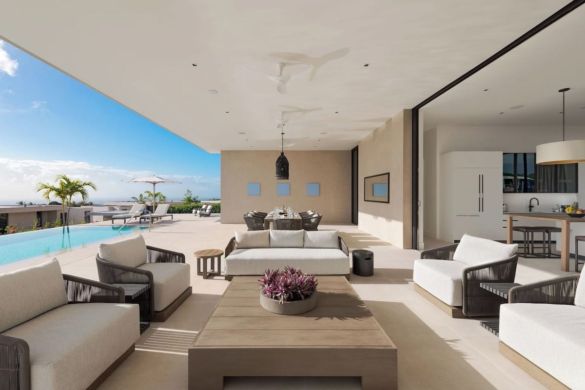 Villa, 4 slaapkamers, uitzicht op zee (Golf) | Terras