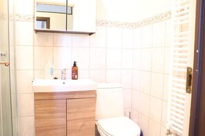 Secadora de cabello, toallas, jabón, shampoo 