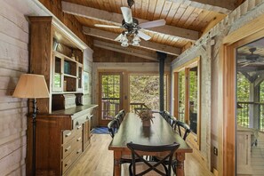Dining - Cozy Log Cabin in Private Community (Blowing Rock)