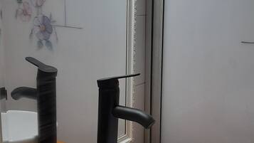 Towels, soap, toilet paper