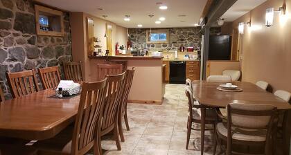 Comfortably sleeps 17 people. Huge backyard with patio, firepit, grill, and more