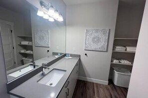 Hair dryer, towels