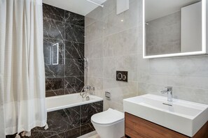 Hair dryer, towels