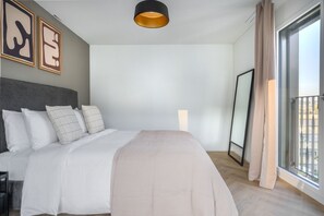 1 chambre, fer et planche Ă repasser, Wi-Fi, draps fournis