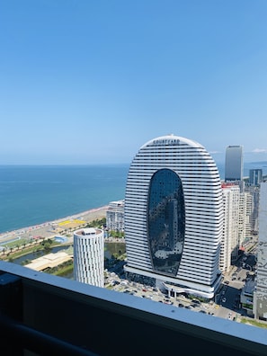 Udsigt fra overnatningsstedet