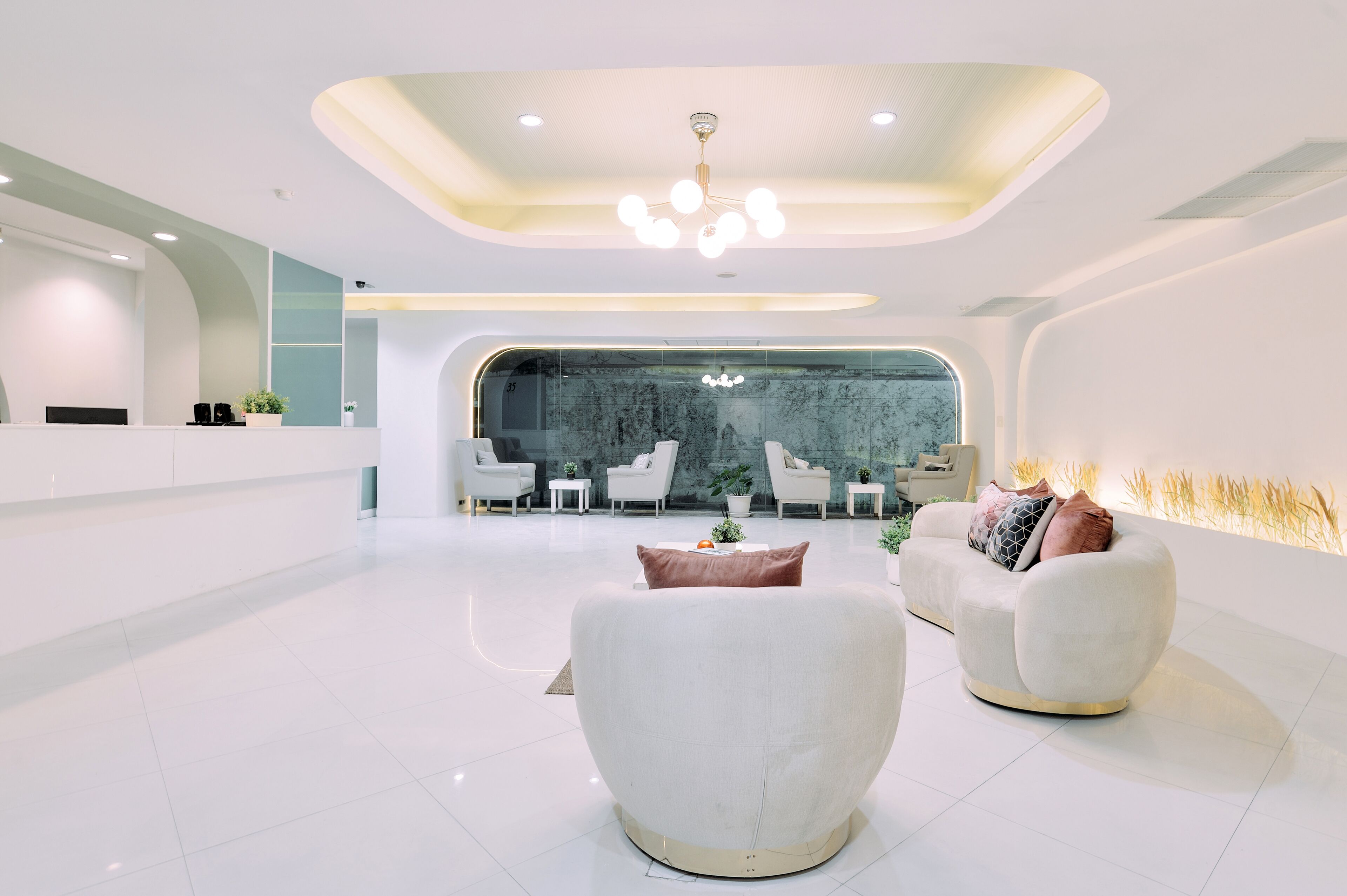 Sala de estar en el lobby