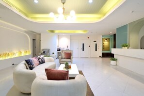 Zona de estar del vestíbulo